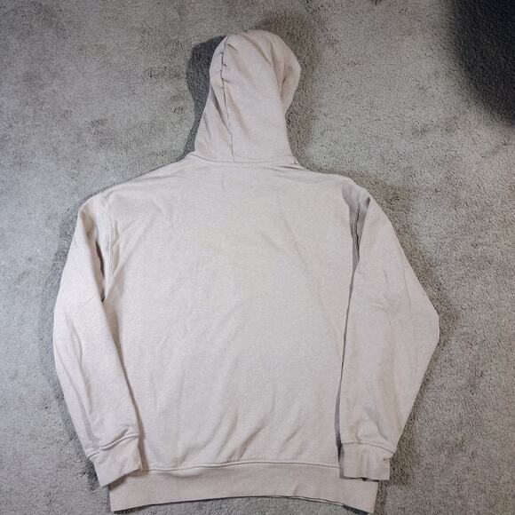 Jordan Flight Fleece Men's Large Pullover Hoodie Hemp-Heather with Pouch Pockets - Picture 10 of 11